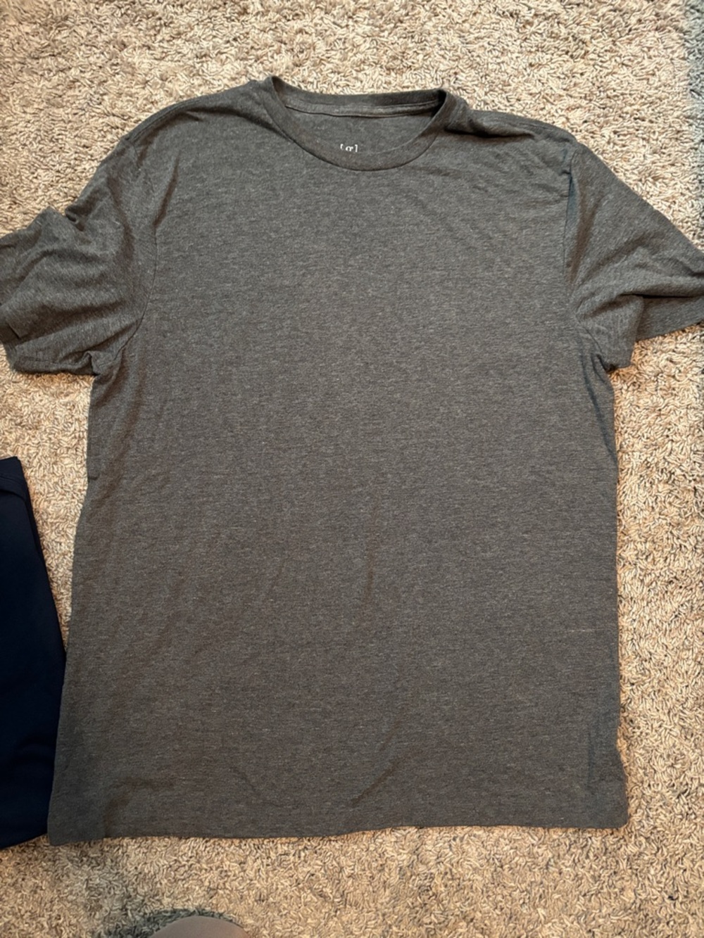 Eddie Bauer Men’s Short Sleeve Crew Tee Trio - Light Gray, Slate Blue and Navy - Picture 8 of 9
